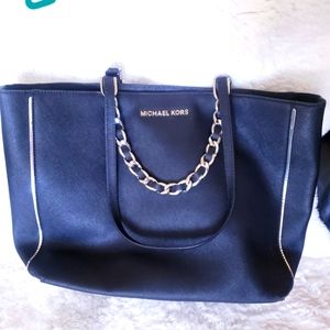 Michael Kors chain tote bag